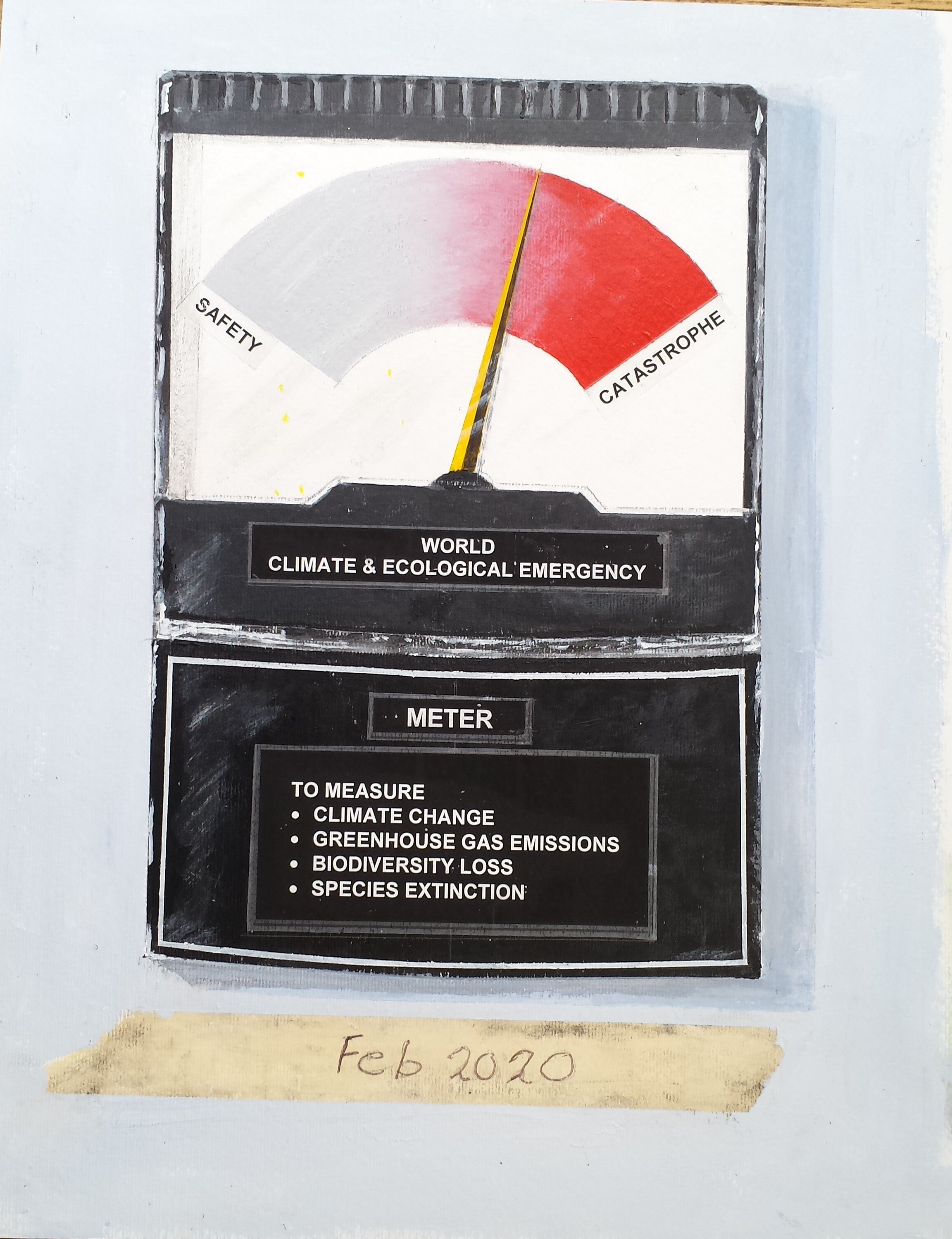 Meter.  No 102. Painted Jan 2020