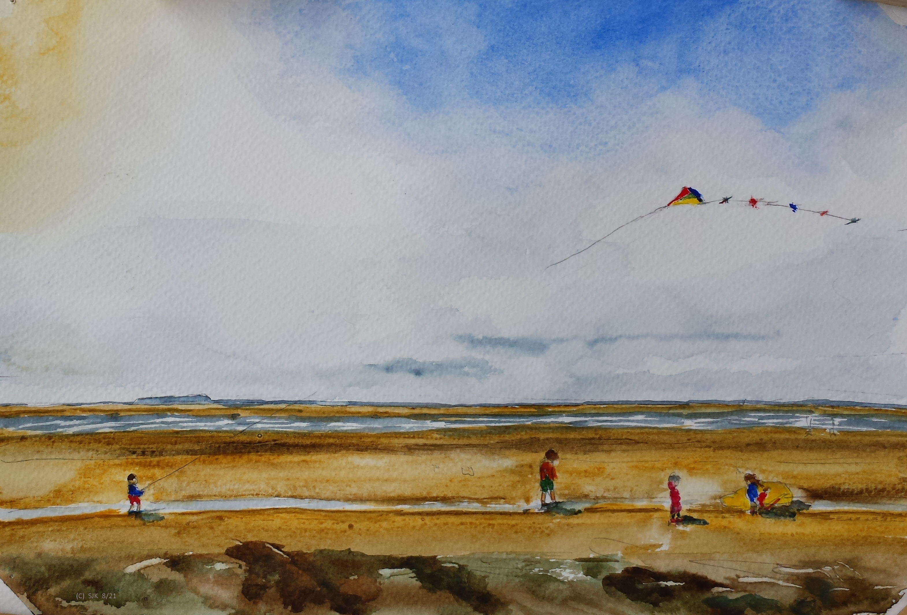3064  Fly a kite at Sand Bay
